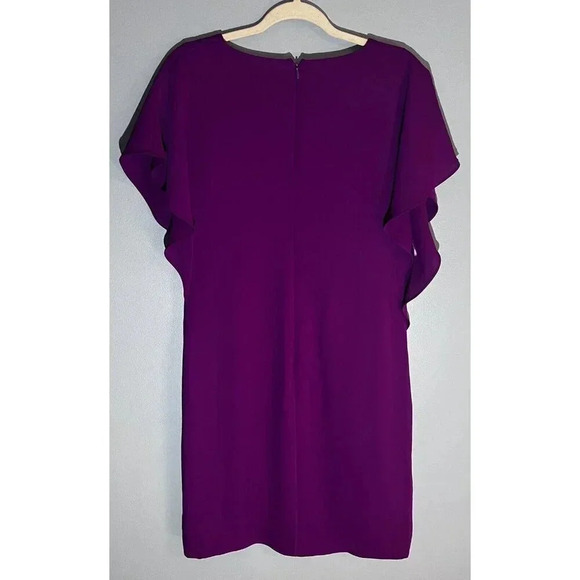 Lauren Ralph Lauren VIVID VIOLET Cocktail Party Dress Size 2 NEW - Picture 3 of 10